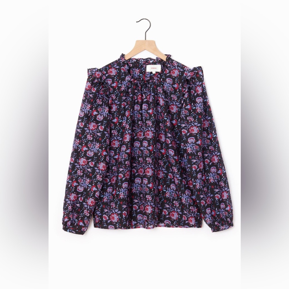 EUC Xirena Lanie Floral Blouse